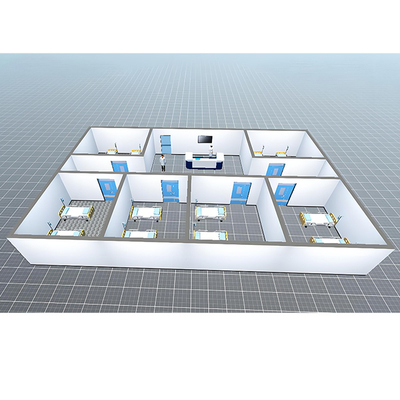 কেনা Huuao ISO 8 Standard Medical Filling Machine Cleanroom Modular Clean Room Solution online manufacture