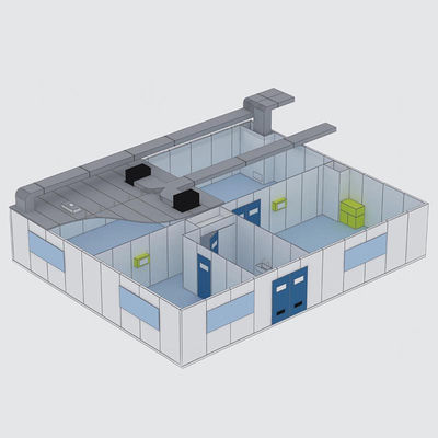 কেনা Huaao Cleanroom Supply Portable Clean Room Class 100 Modular Cleanroom OEM Clean Class 100 Modular Cleanroom/ISO 5 ISO 7 Clean Booth online manufacture