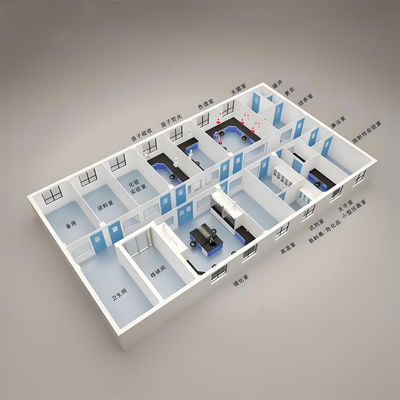 কেনা Huaao Modular Cleanroom Design and Manufacturing Cost Effective Class100~Class100000 Clean Room Dust Free Clean Room Modular Cleanroom online manufacture