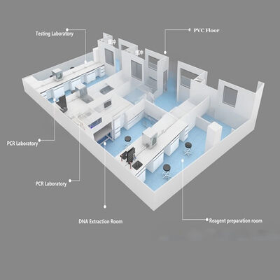 কেনা HUAAO আধুনিক জিএমপি স্ট্যান্ডার্ড মডুলার ক্লিনরুম ISO5-ISO9 অগ্নিপ্রতিরোধী প্রস্তুতকারক প্রকল্প সরবরাহকারী হাসপাতাল ল্যাব নির্মাণের জন্য অনলাইনে উৎপাদন