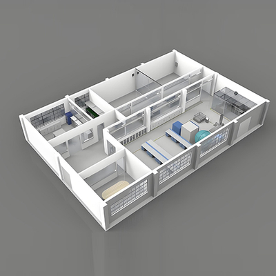 Huuao Modular Clean Room Lab Laboratory Dust Free ISO 5 Cleanroom for Pharmaceuticals Clean Room