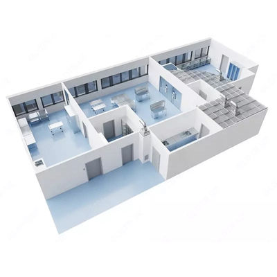 হুয়াও আইসো5 আইসো6 আইসো7 আইসো8 মডুলার ক্লিনরুম ক্লাস 100 মডুলার ক্লিনরুম কাস্টমাইজড পোর্টেবল ক্লিনরুম টার্নকি প্রকল্প