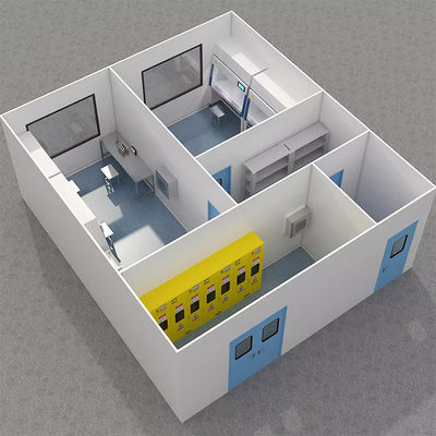 হুয়াও ক্লিন রুম প্রস্তুতকারক জিএমপি স্ট্যান্ডার্ড মডুলার ক্লিন রুম প্রকল্প সরবরাহকারী হাসপাতালের রুম / অপারেটিং থিয়েটারের জন্য পাউডার লেপা স্টিল প্যানেল ক্লিনরুম প্রকল্প ফার্মাসিউটিক্যালের জন্য