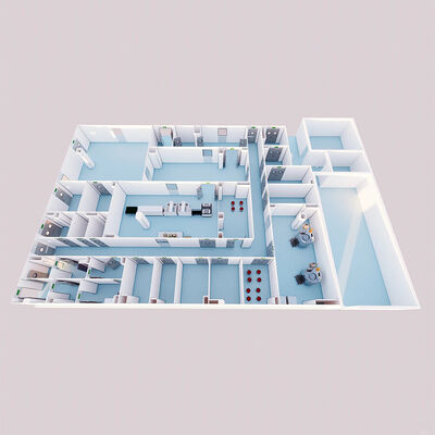 Huaao Modular Cleanroom Construction for Clean Areas Such As Laboratories Clean Rooms Hospitals Computer Rooms Food Processing